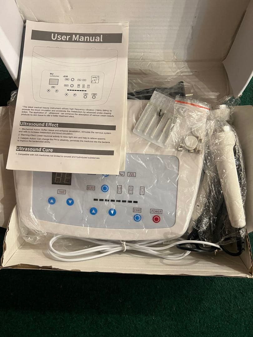 WD-638 超音波美容器 2プローブ付き　シミスポットケア