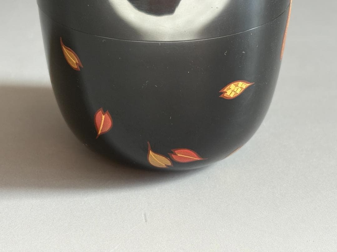 高林吟月　袖二桜蒔絵　棗　薄茶器　茶道具