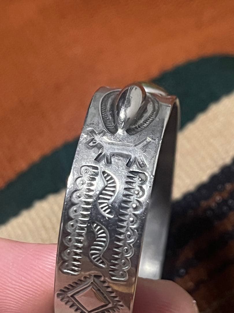 NAVAJO ターコイズバングル アローヘッド ホースドック