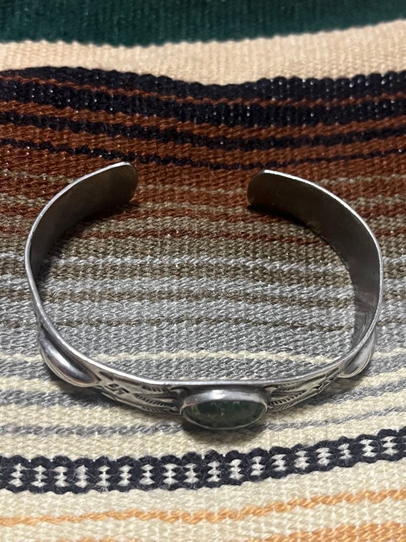 NAVAJO ターコイズバングル アローヘッド ホースドック