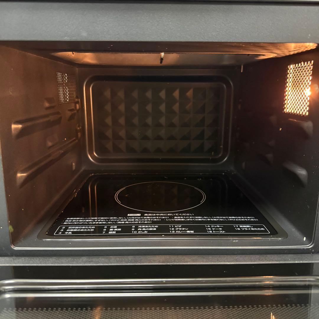 【美品】YAMAZENオーブンレンジNERP-FO181TV(B)2025年製Y