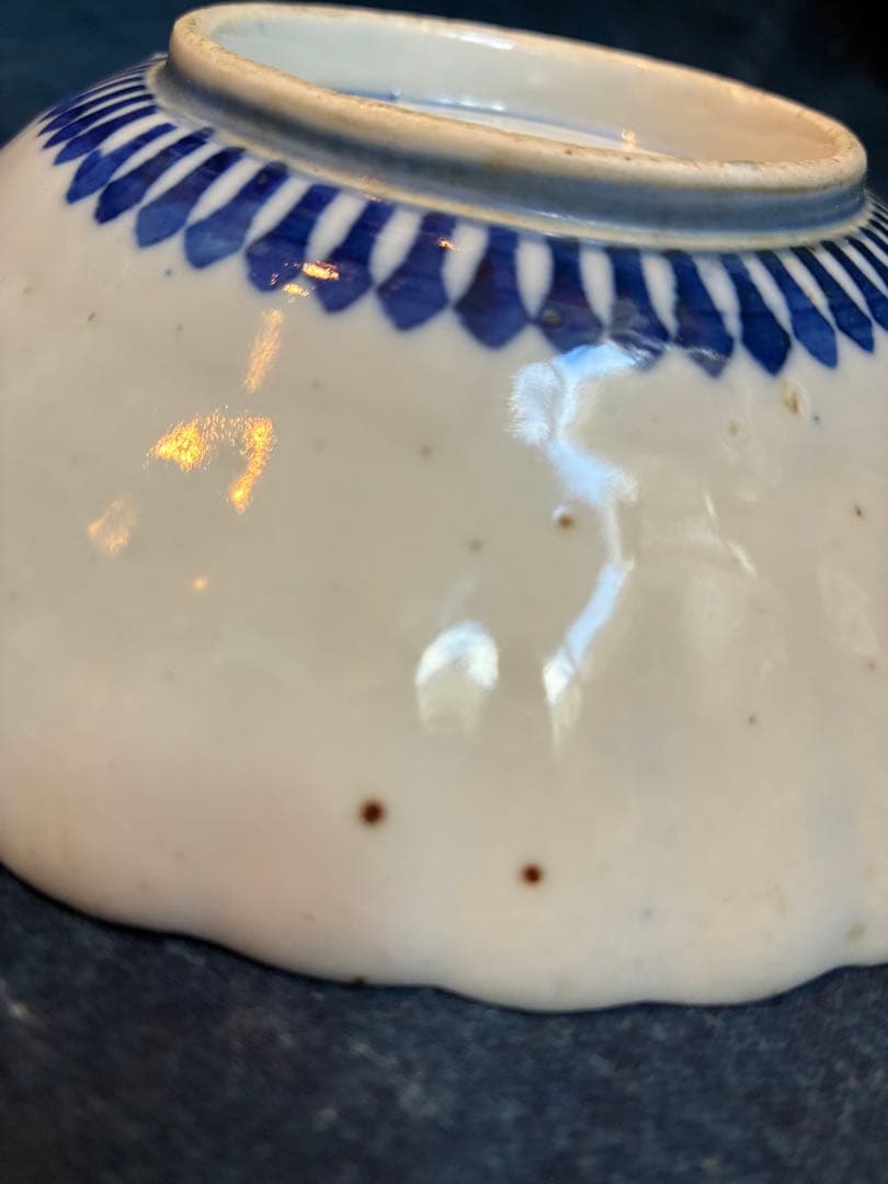 古伊万里　春秋鳥獣人物戯画　浅皿　江戸期　傷なし