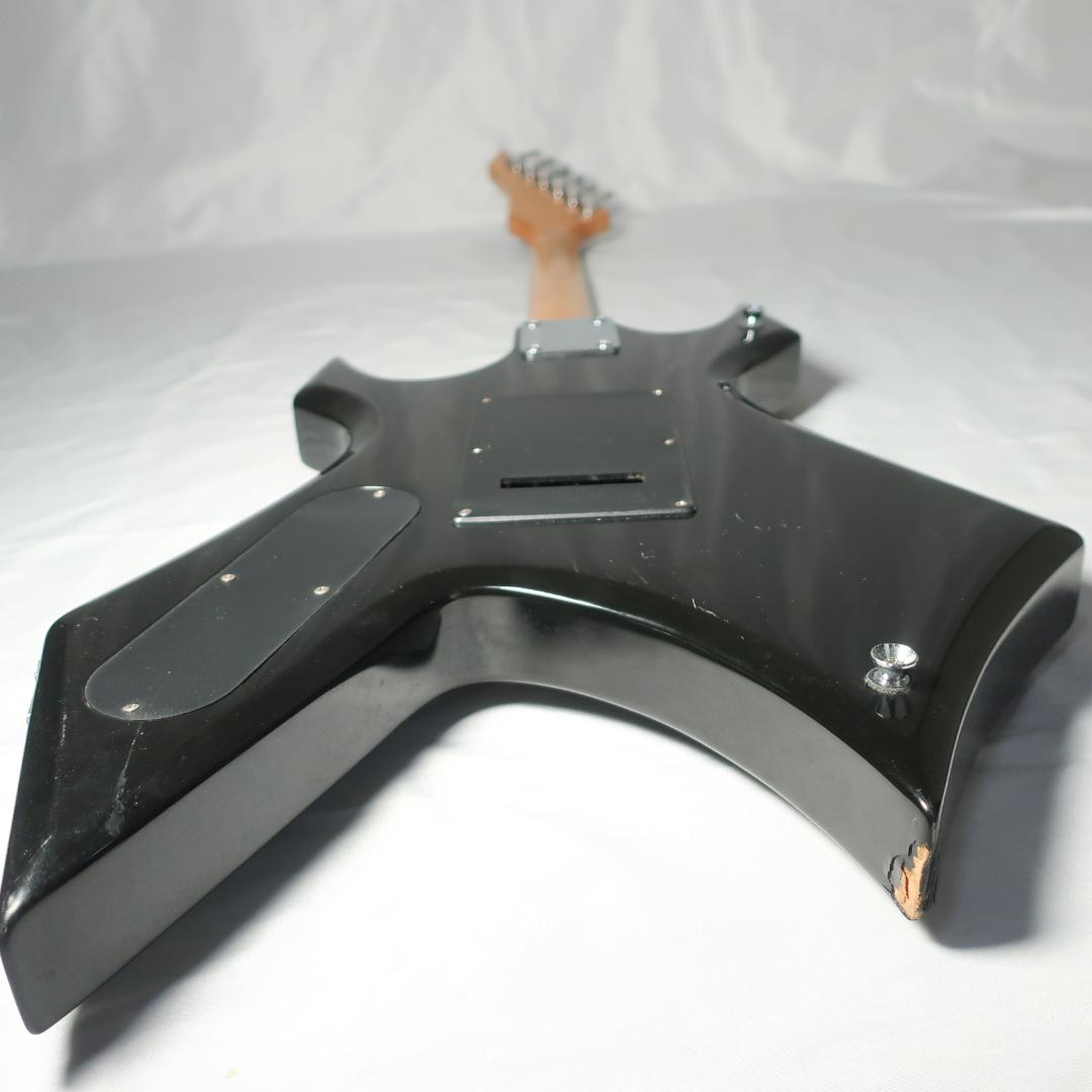 Prologue ワーロックタイプ エレキギター ケース付 BK 変形ボディ