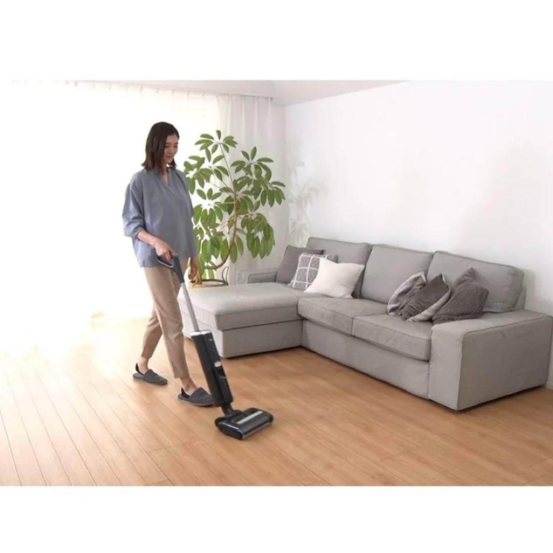 水拭き掃除機 ミンドーアクアエックス MIA-N001-BK スティッククリーナ