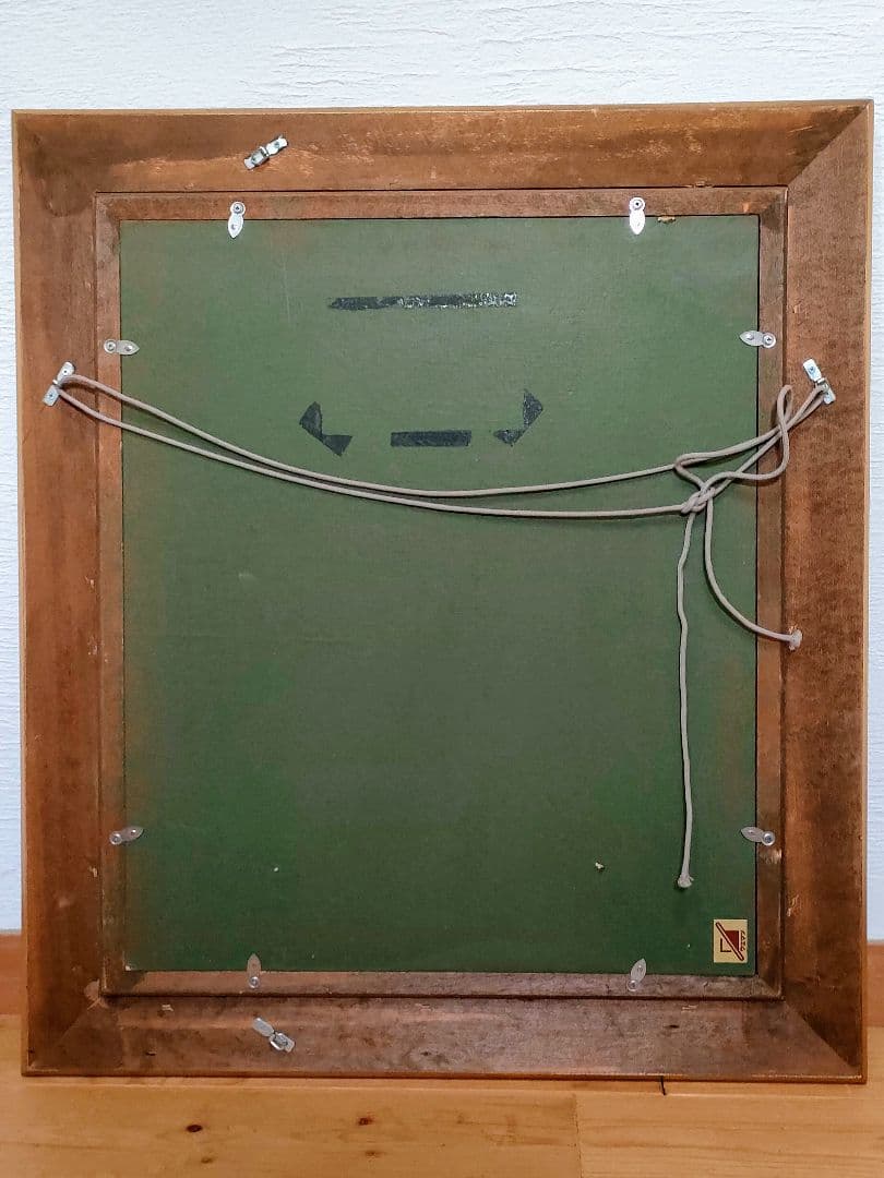 土金賢三 「古城」 油彩 F8 額装