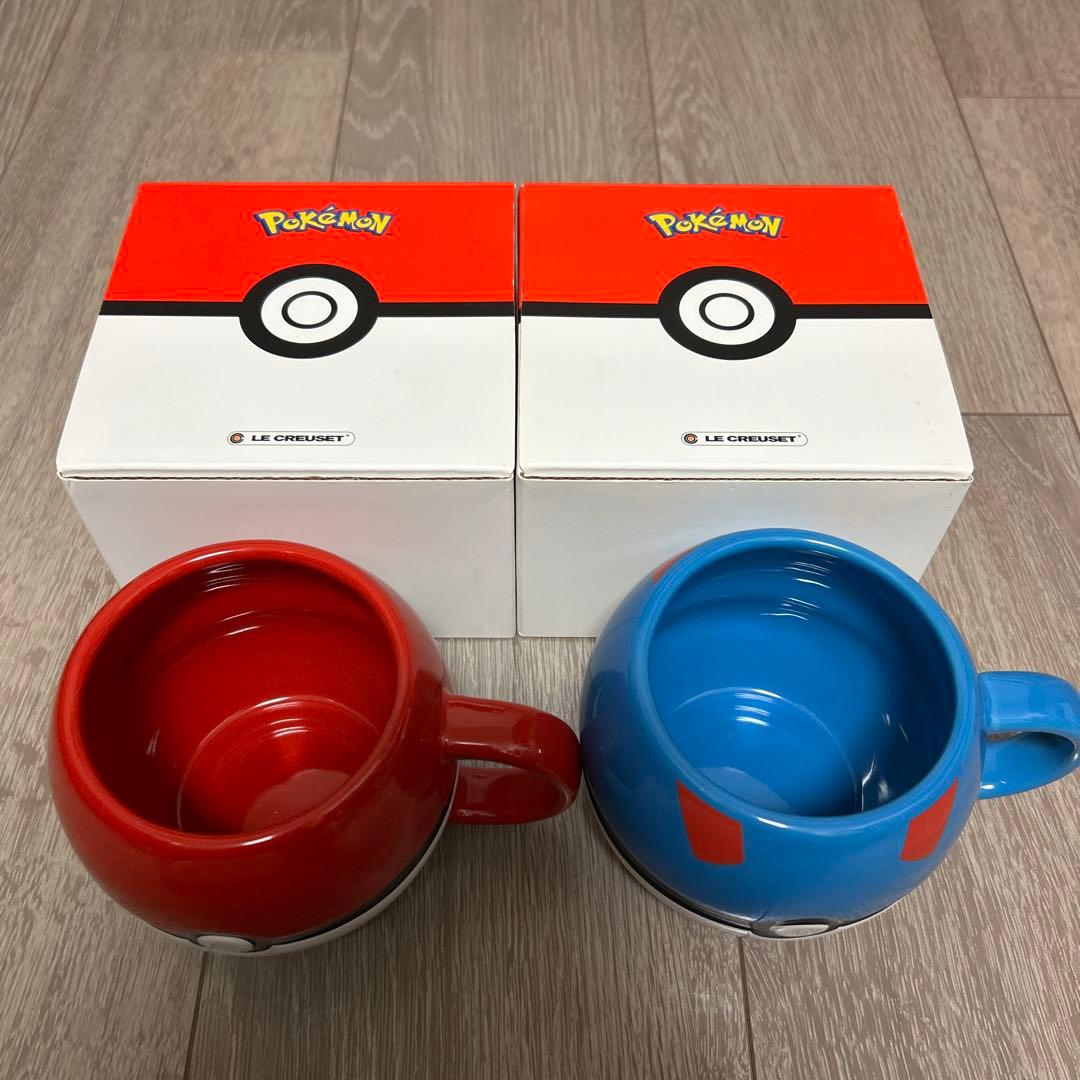 未使用品2個　ル・クルーゼ　ポケモン モンスターボール マグ