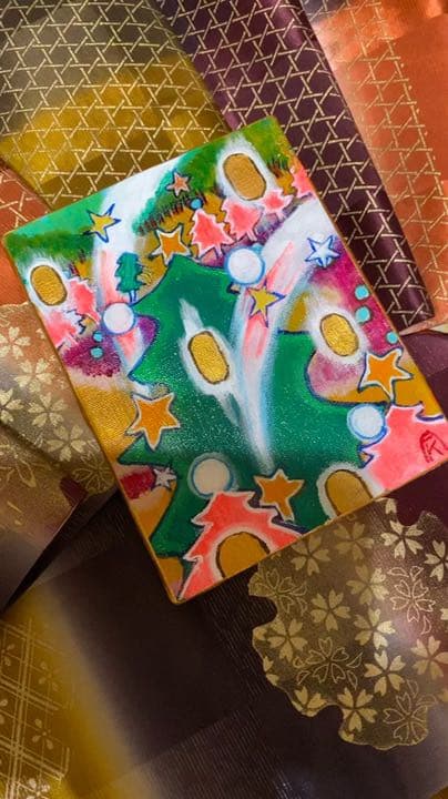 【アクリル画】商品名 小判伝説14 天からの贈り物2　新品