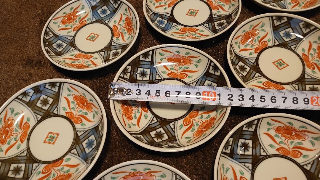 古伊万里　伊万里　色絵　豆皿　菓子皿 １０客