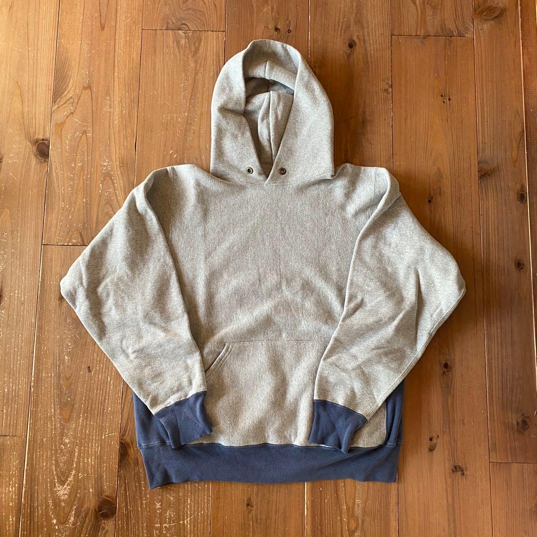 美品❗️90's Kellsport 2トーン リバースウィーブパーカー