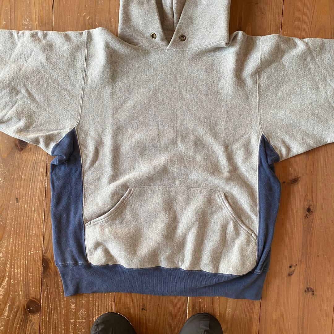 美品❗️90's Kellsport 2トーン リバースウィーブパーカー