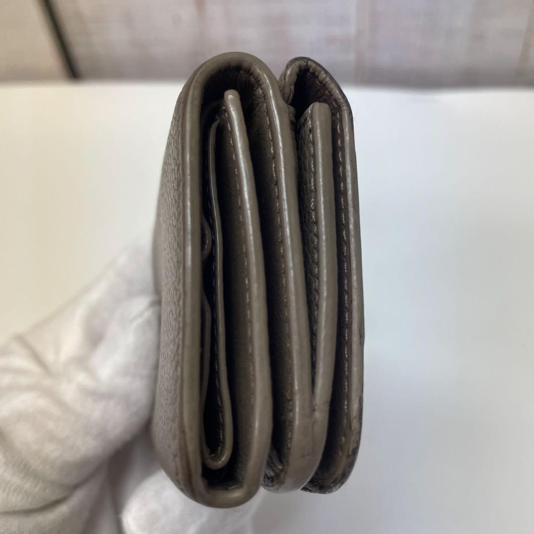 ま*る様 BALENCIAGA オリーブグリーン 三つ折り財布