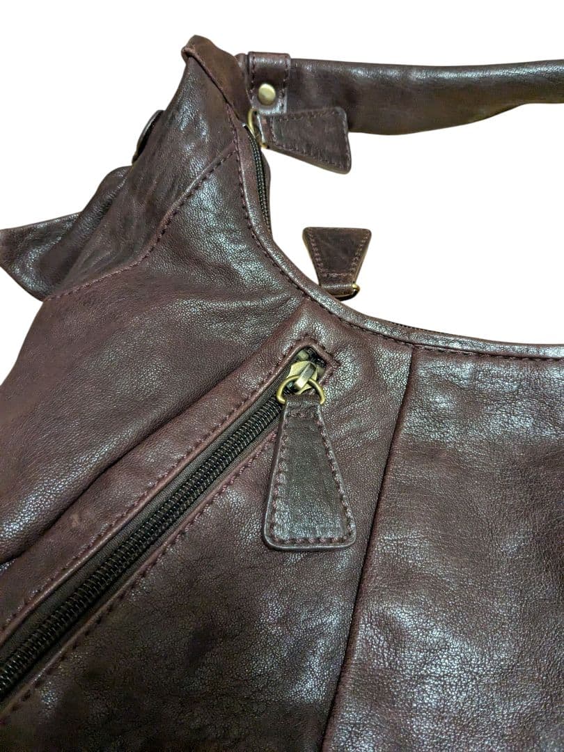 どんべいさん専用 archive レザーブラウンバッグ