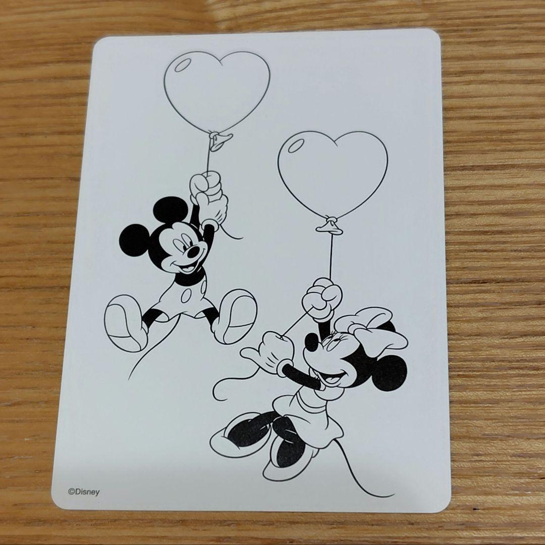 ディズニーストア　じゃんけんカード　塗り絵72番