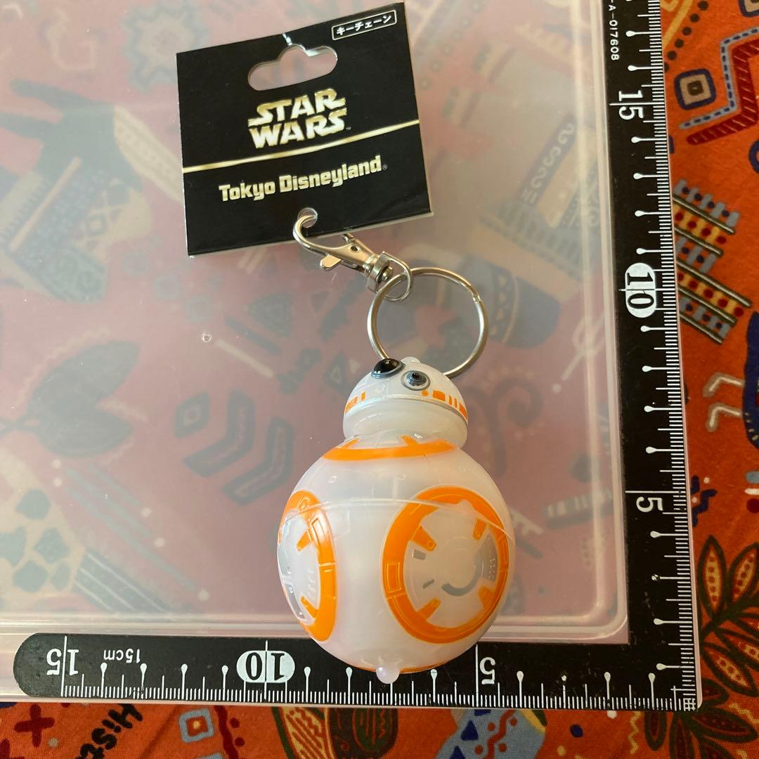 キーホルダー　フィギュア　BB8 ディズニーランド　スターウォーズ　光音確認
