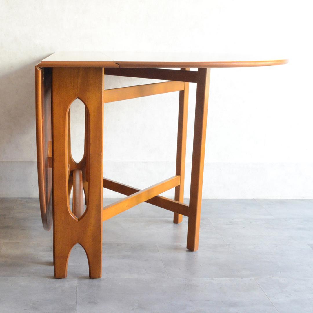 Jentique イギリスヴィンテージ ゲートレッグダイニングテーブル オーバル