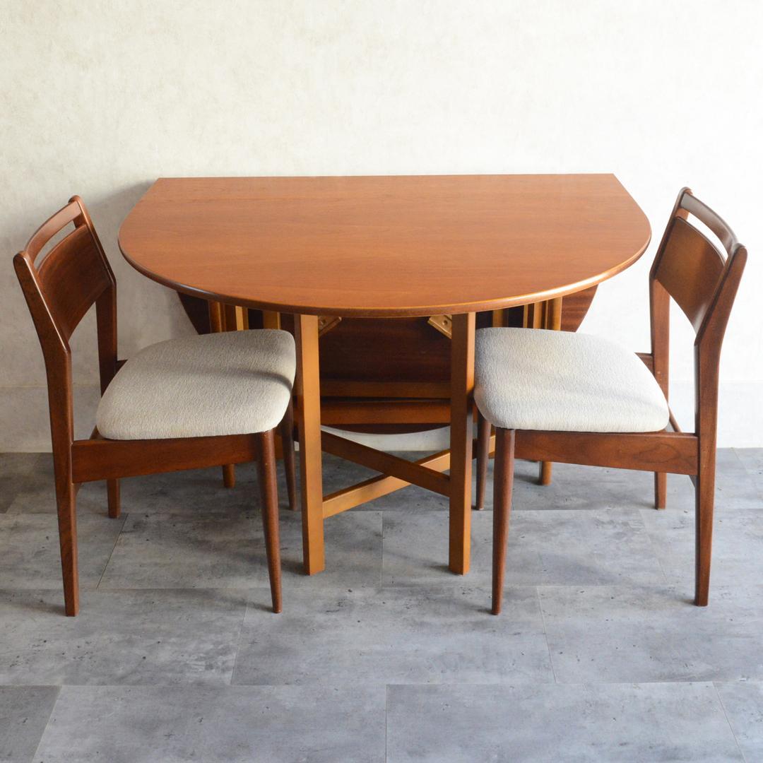 Jentique イギリスヴィンテージ ゲートレッグダイニングテーブル オーバル