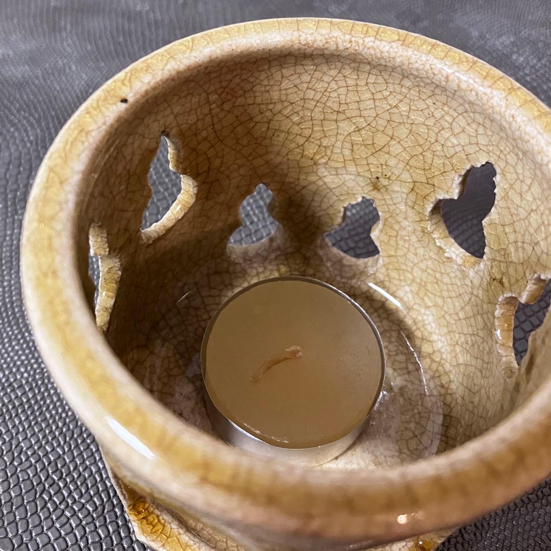 茶香炉 十角形 透かし瓢箪