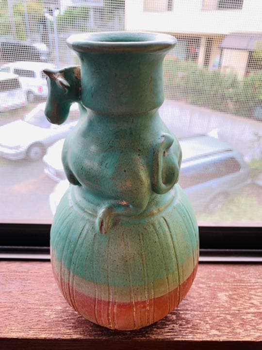 南蛮焼、東南アジア古緑釉瓶