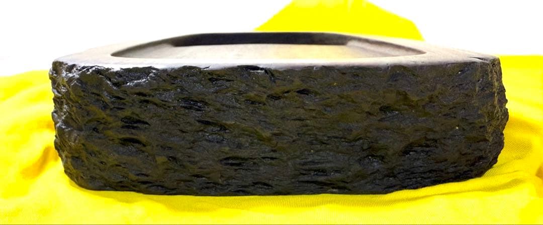 未使用 箱付き 赤間硯 赤間紫金石 昭竜山作 大型