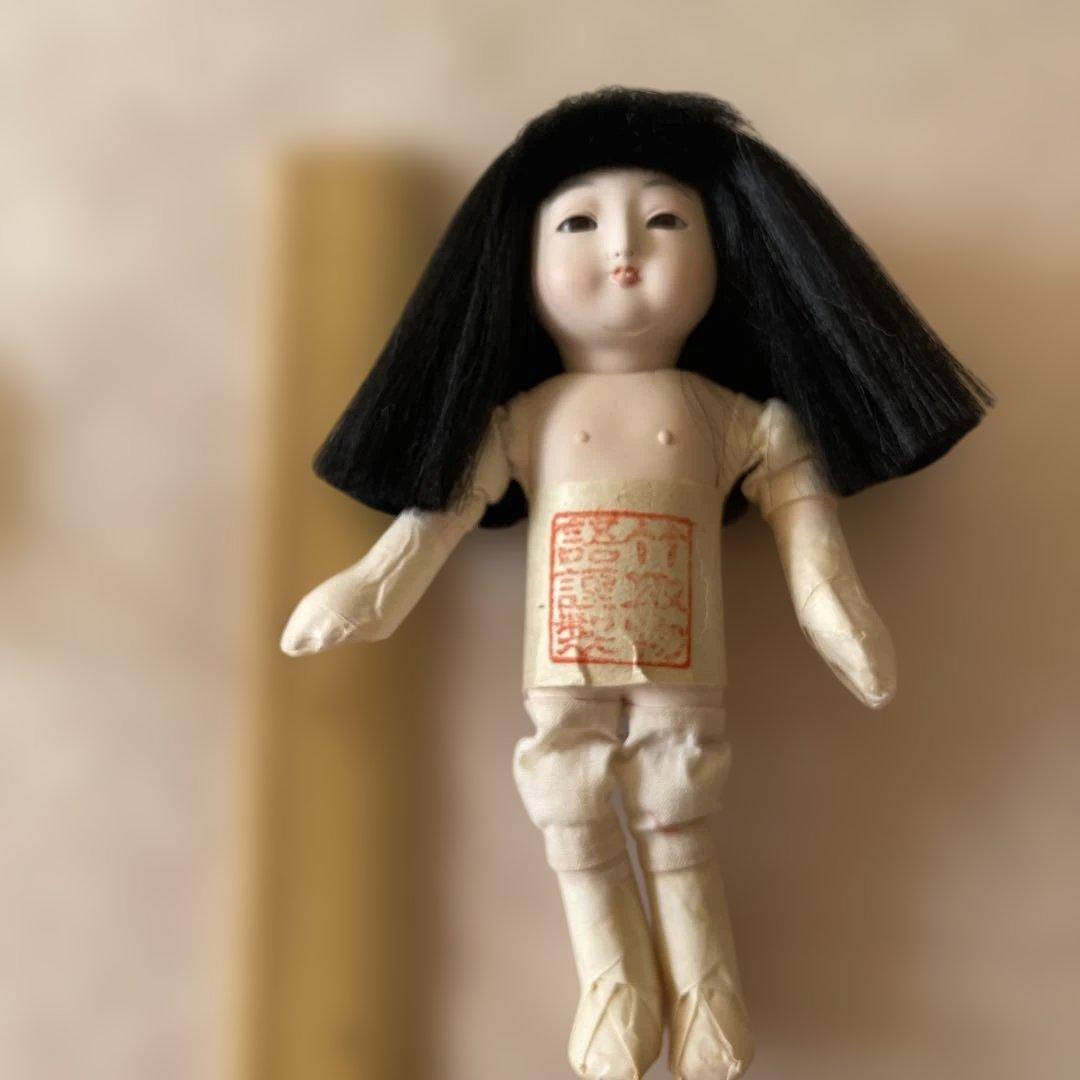 市松人形　野崎芳寿先生　初期　姫人形　作家　希少　着せ替え