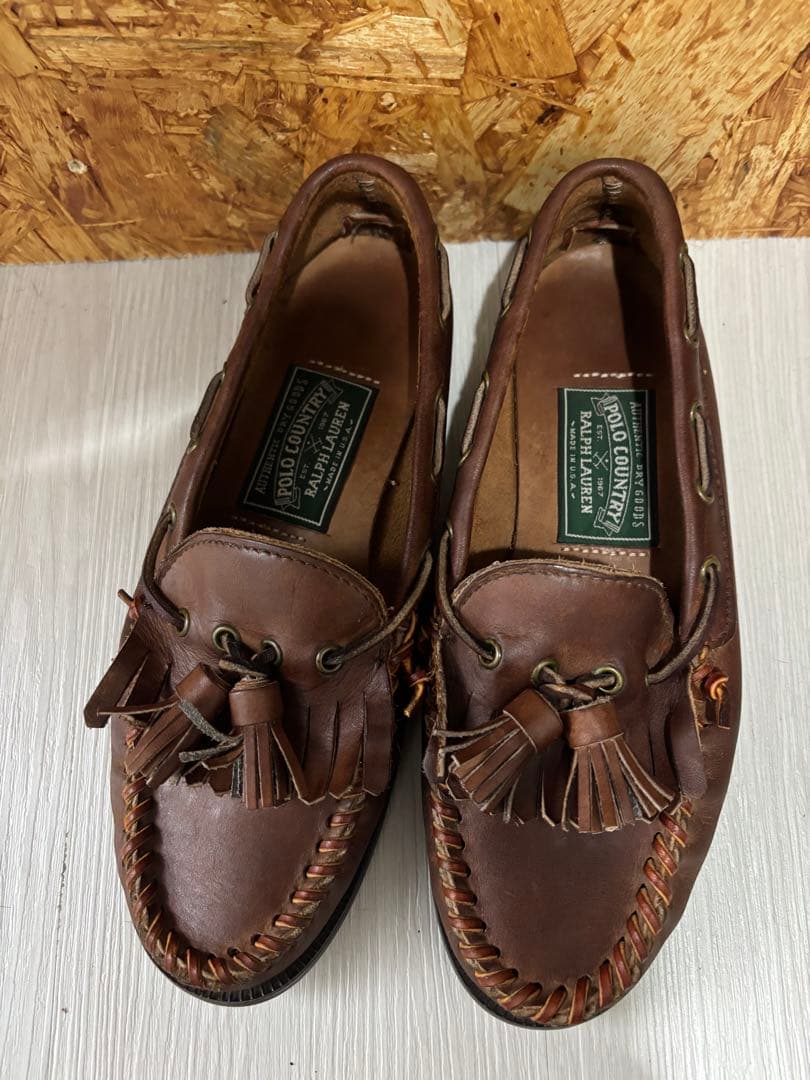 くぅちゃん様Polo Countryポロカントリー　USA製 タッセルローファー