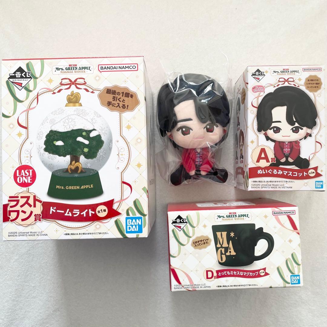 Mrs. GREEN APPLE 一番くじ A賞 D賞 ラストワン賞 ミセス