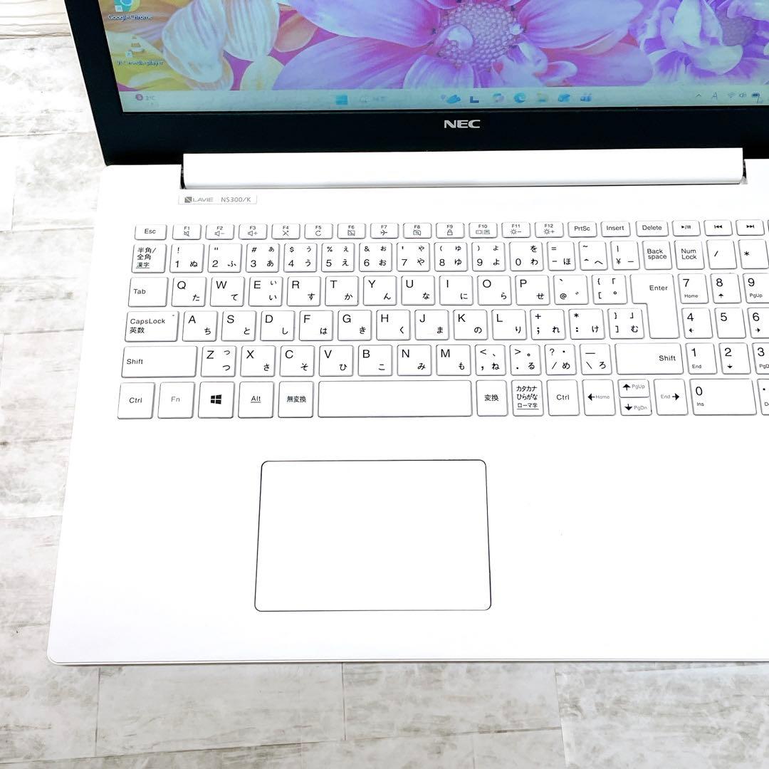 SSD512GB✨大容量✨Win11 NEC ノートパソコン カメラ NEC