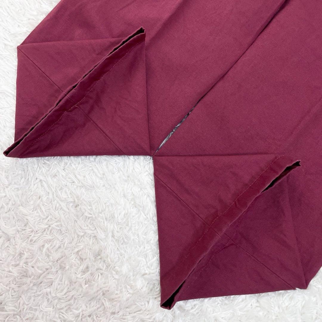 極美品！ ロロピアーナ リネン×コットン パンツ 最高級 ボルドー 50 XL