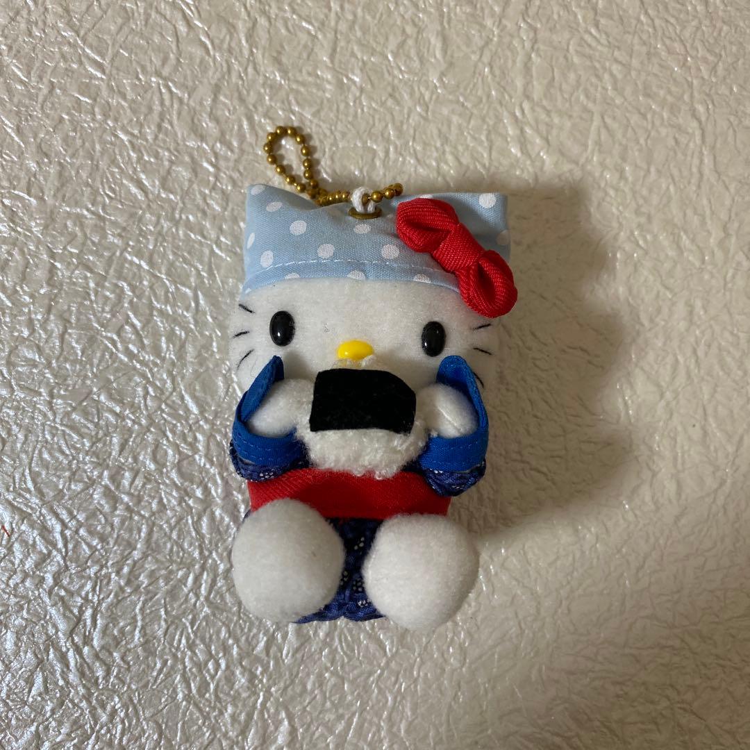 【新潟限定】おにぎりキティ　キーホルダー