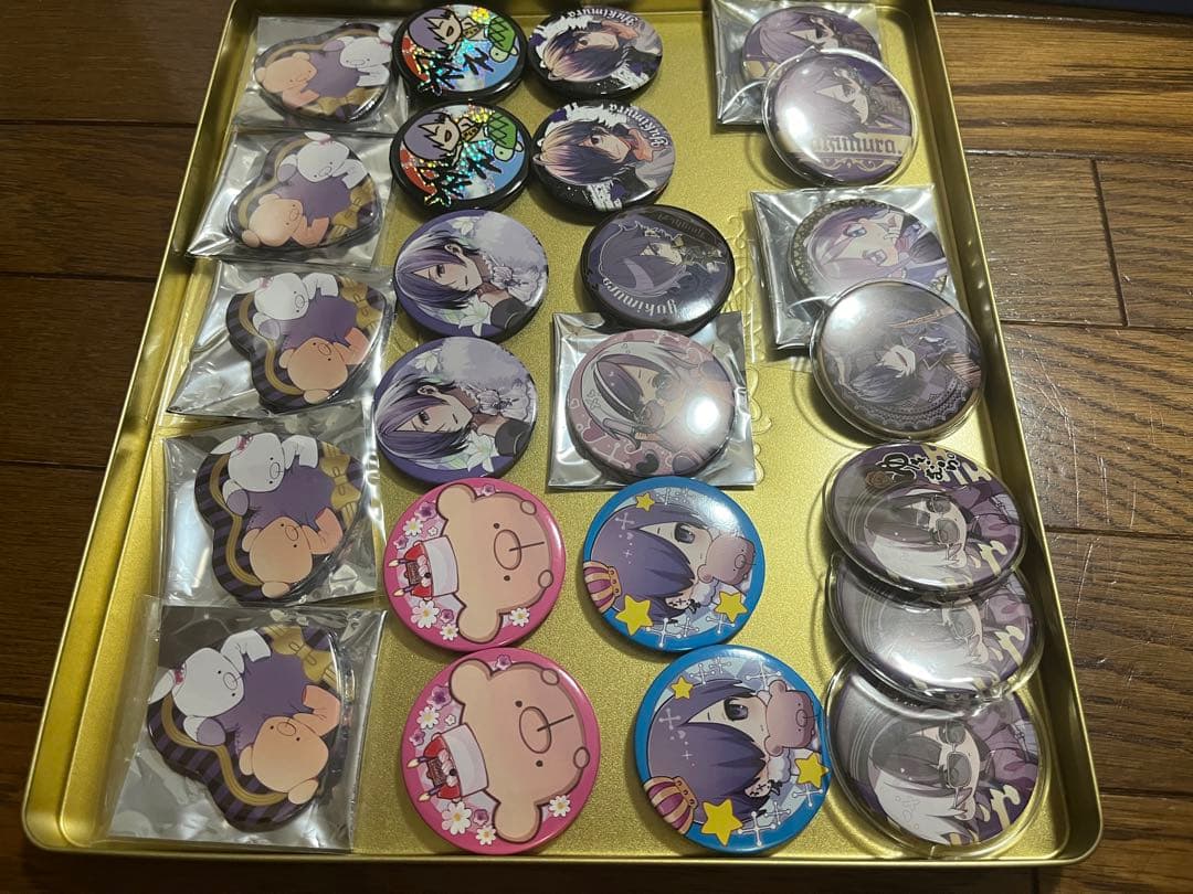 ゆきむら。缶バッジ 24個セット売り