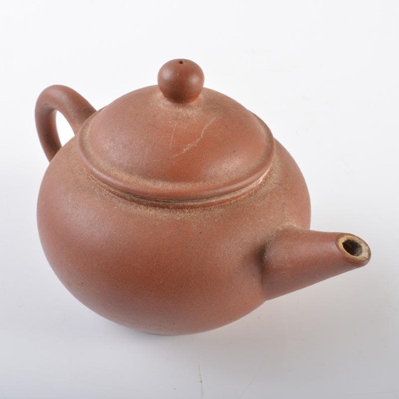 中国　荊渓恵孟臣製　紫砂　朱泥　急須　茶壷　C　R6379