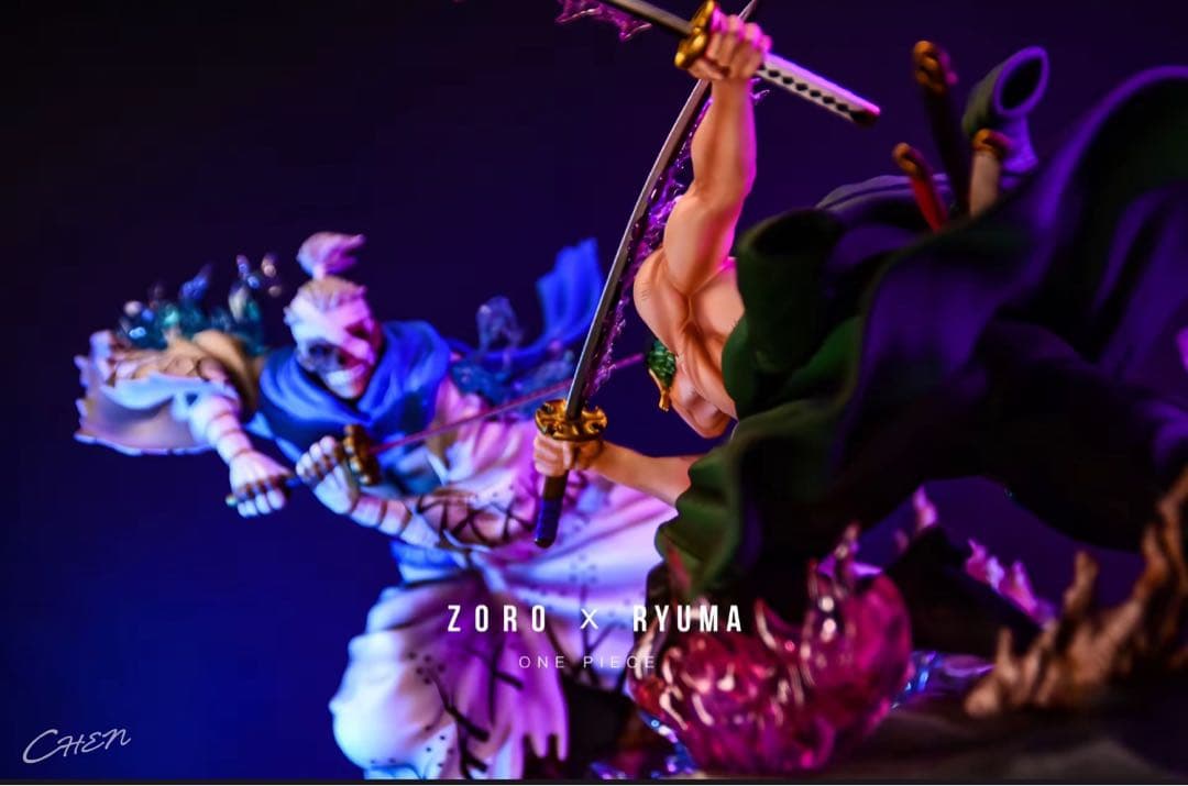 ワンピース ゾロ フィギュア ガレージキット 塗装済み品1/8pop サイズ