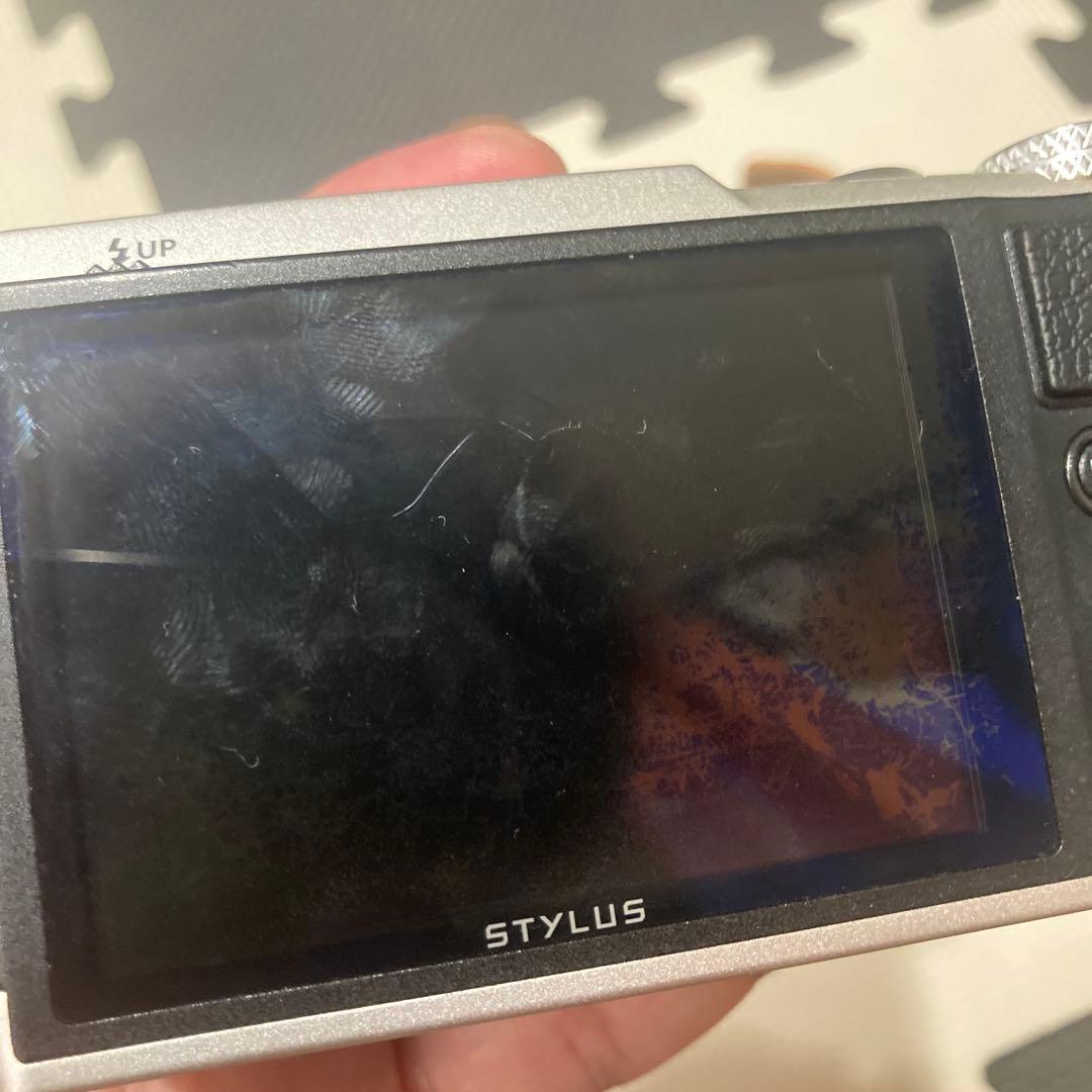 オリンパス コンパクトデジタルカメラSH-3 ブラック シルバーボディ