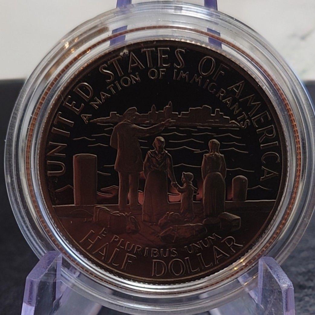 1986年 アメリカ銀貨 1ドル リバティ自由の女神記念銀貨SV900+白銅貨