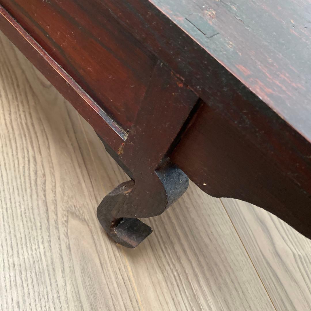 李朝家具　韓国アンティーク家具　机 書案　経床