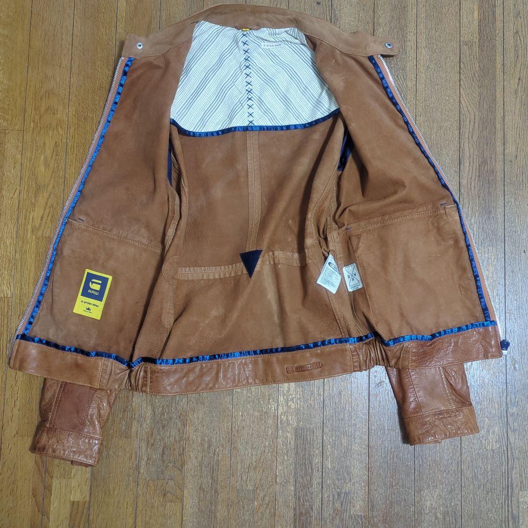 ※未使用新品※G-STAR RAW レザージャケット（羊革）