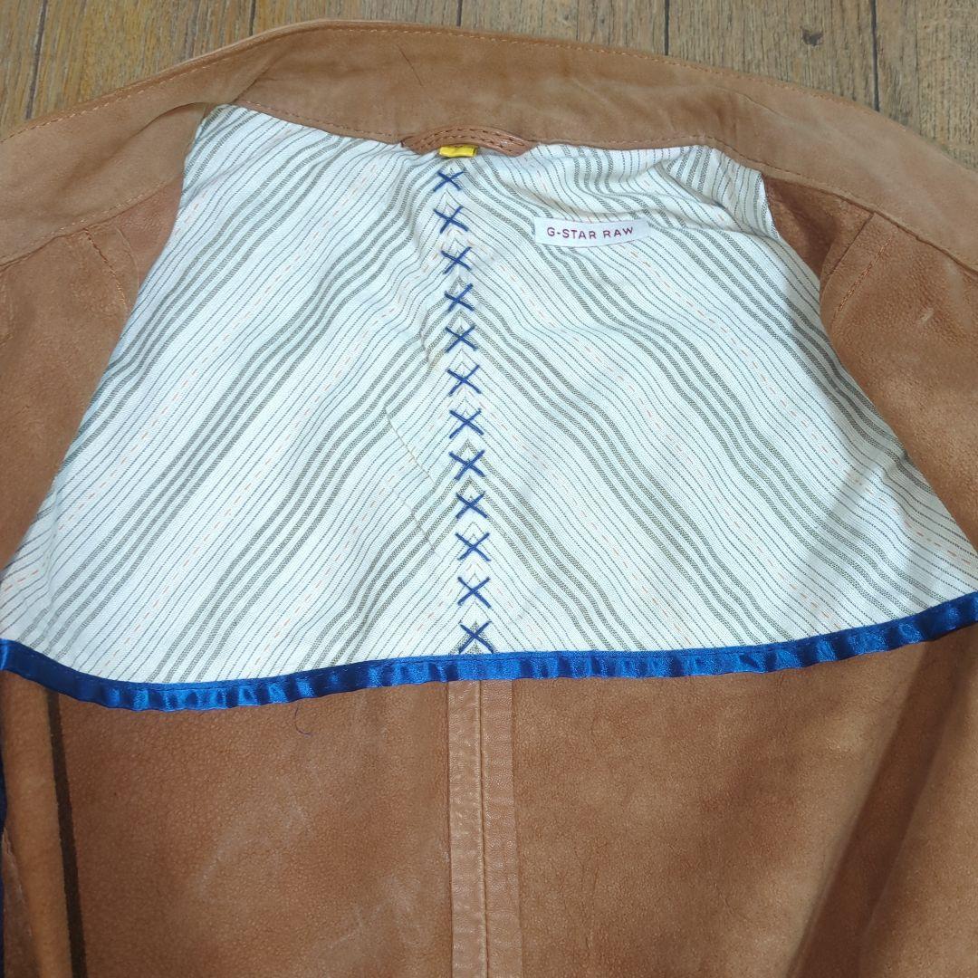 ※未使用新品※G-STAR RAW レザージャケット（羊革）