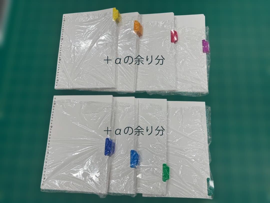 【300セット+α】　マルマン ラミネートタブインデックス A4 30穴 8山