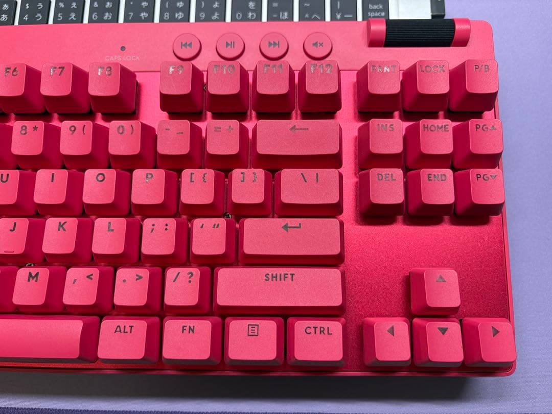 【美品】Logicool pro x tkl rapid マゼンタ ロジクール