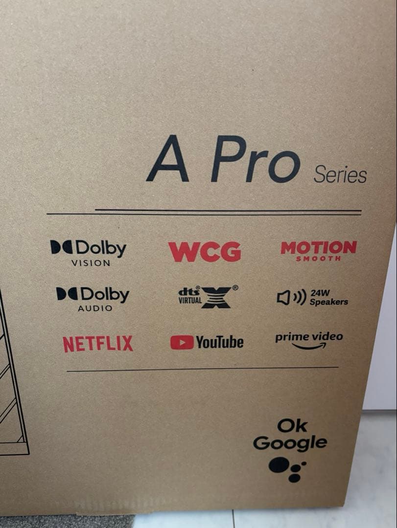 xiaomi43インチ4KテレビＬ43Ｎ8−Ａ2ＴWN 引取り専用取引商品