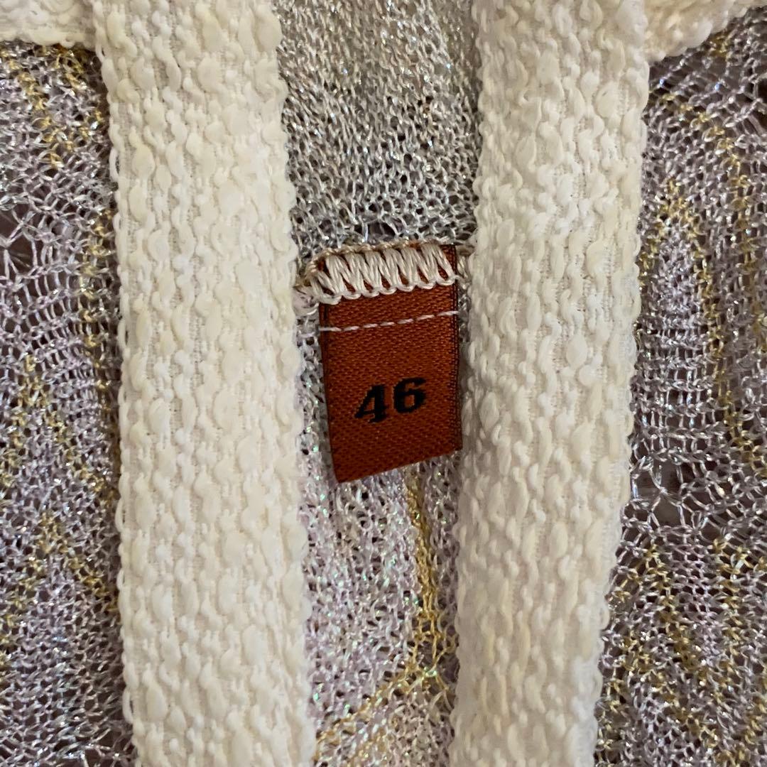 【美品】ミッソーニ（MISSONI）ノースリーブ/46