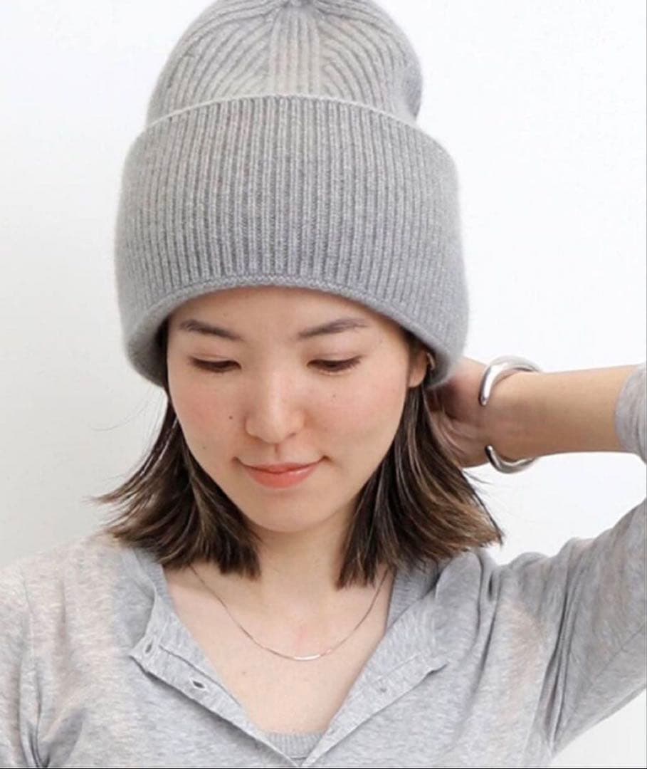 新品L'Appartement 【LANEUS/ラネウス】 BEANIE グレー