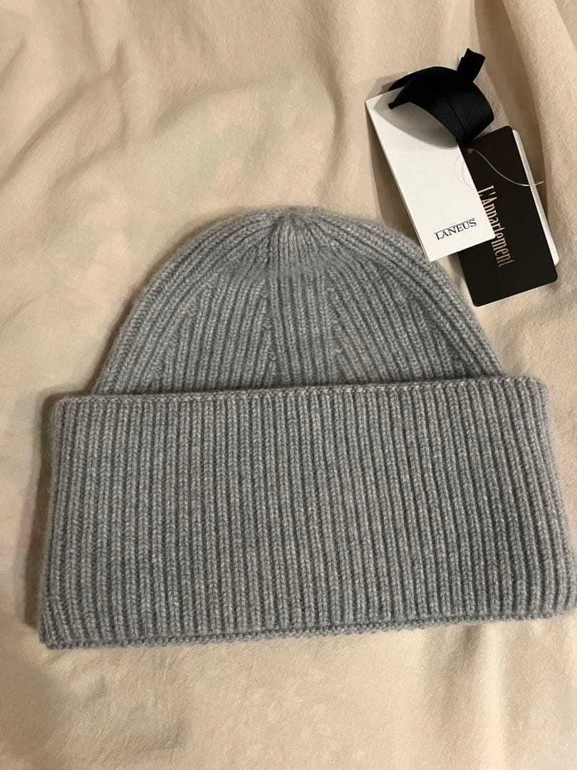 新品L'Appartement 【LANEUS/ラネウス】 BEANIE グレー
