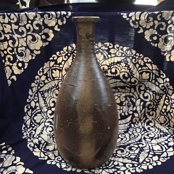 人間国宝藤原雄作陶の壺父藤原啓人間国宝特別出品です‼️