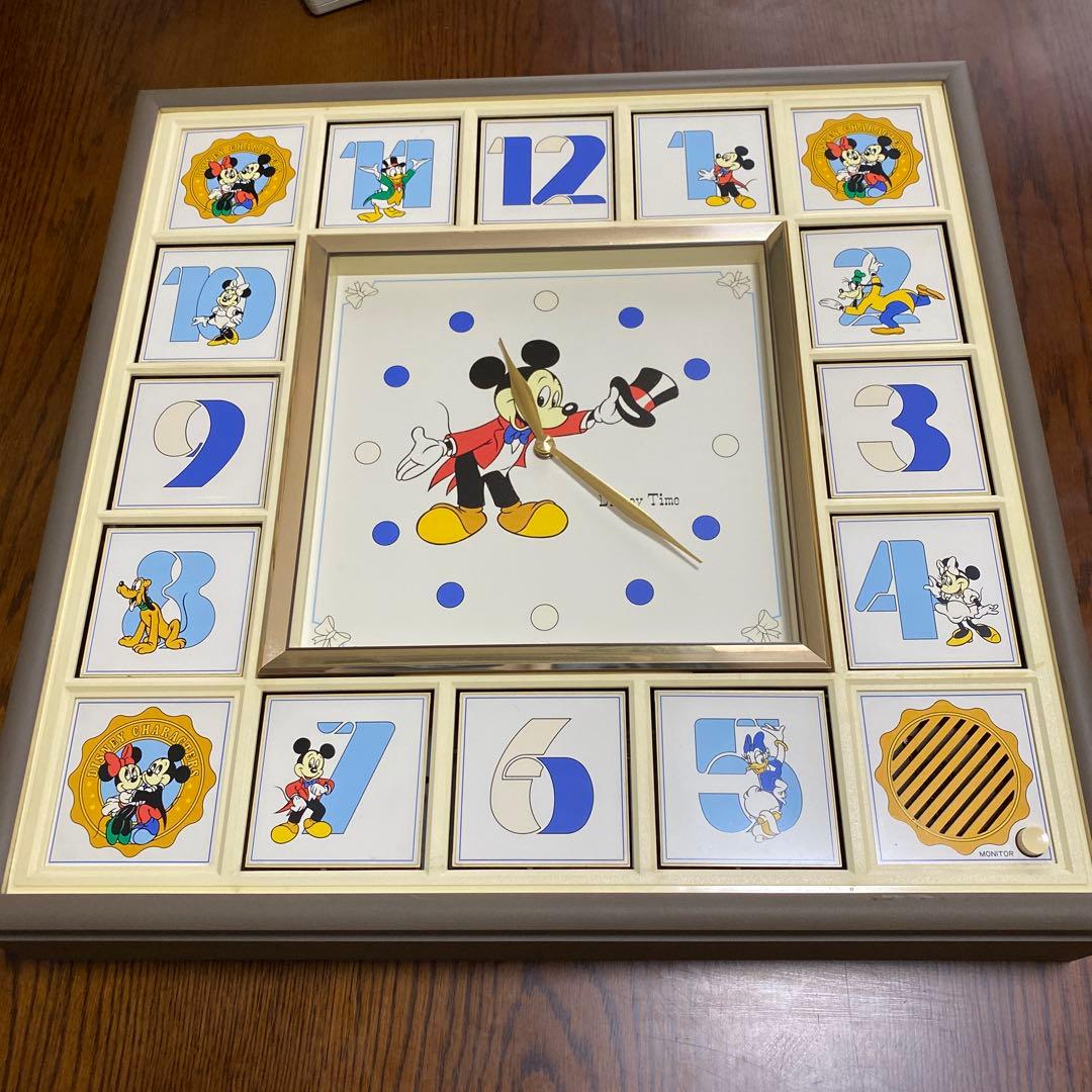 【美品】セイコーディズニーミッキーマウス からくり掛け時計（動作確認済）