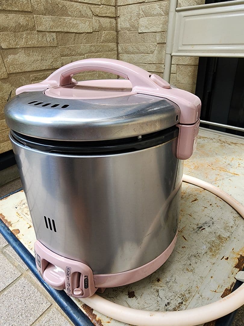 リンナイ　ガス炊飯器　こがまる　RR-055GS-D 都市ガス　ピンク