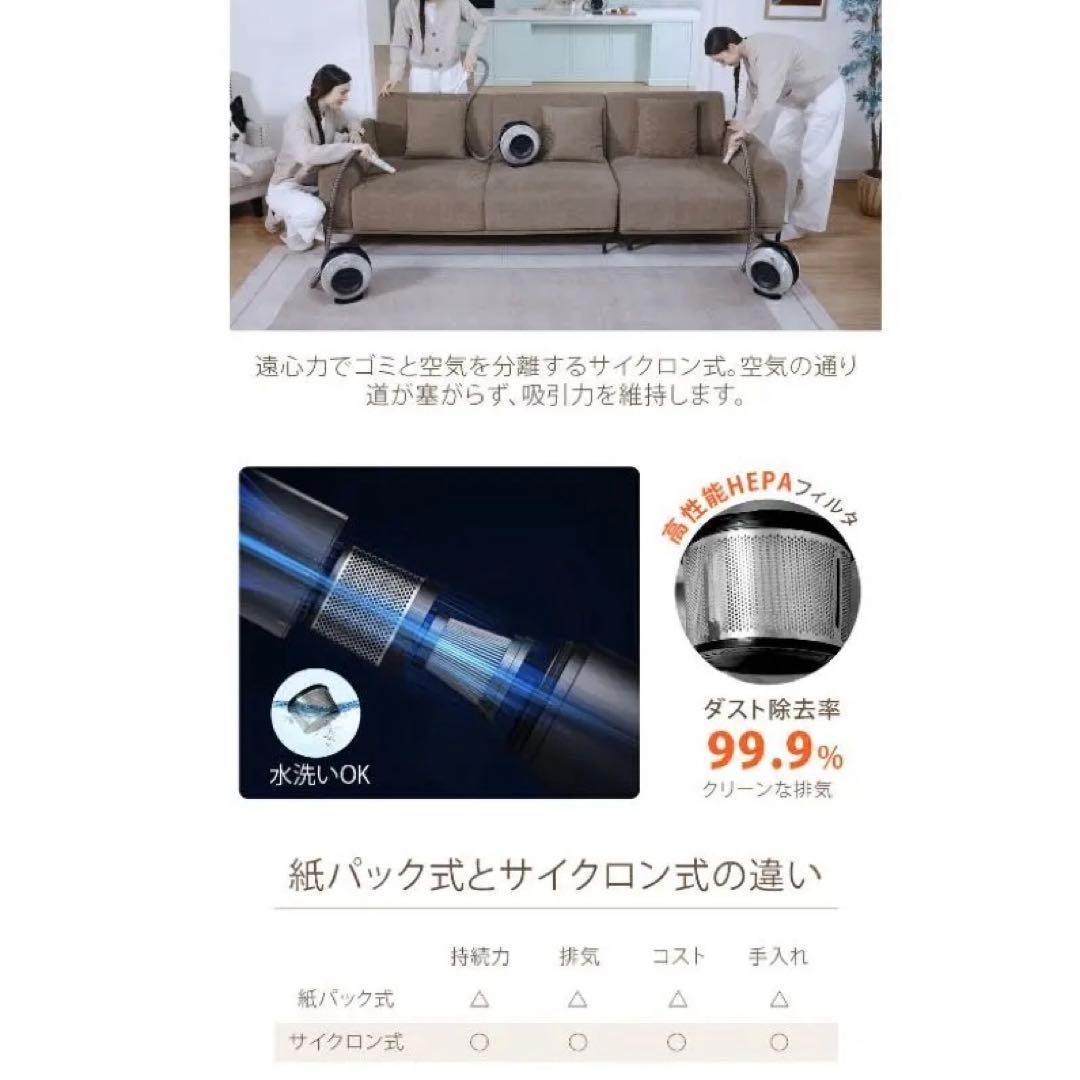 ペットバリカン【無線充電式ストレスフリー】 犬用 猫用 掃除機 5in1 静音