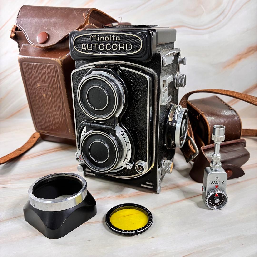 ミノルタ　オートコード　二眼レフカメラ　レンズキャップ ジャンク