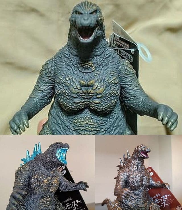 ゴジラ-1.0 2023 ムービーモンスタータグ付 3体セット