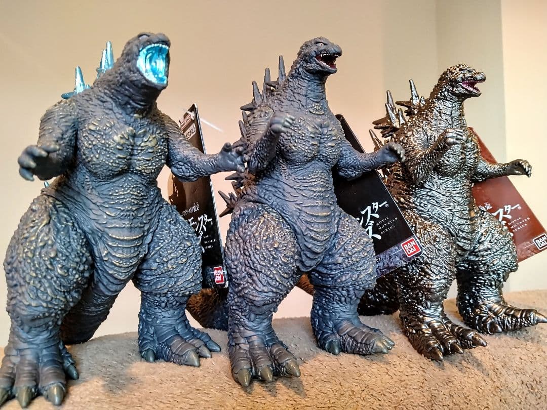 ゴジラ-1.0 2023 ムービーモンスタータグ付 3体セット